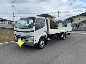 フルフラット　３トン　日野　デュトロ　6速ターボ　積載車　ワイドロング　インジェクター交換済み