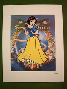 送料無料★白雪姫 Snow White ＋ 7人の小人の8枚セット★ディズニーDISNEY★手書きセル画★限定数 200枚★真作保証COA付