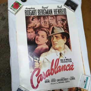映画ポスター カサブランカ CADSABLANCA (51×71cm) 洋画 昭和 映画 海外