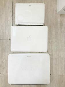 ◇PC◆富士通 FUJITSU FMV-BIBLO LOOX M/D15/Apple Mac Book 2009/ソニー SONY PCG-7111N ノートパソコン 3点