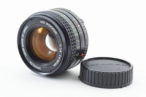 【極上品】Minolta ミノルタ MD ROKKOR 50mm F1.4 MFレンズ #55