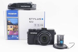 【良品】Olympus オリンパス STYLUS XZ-2 コンパクトデジタルカメラ ブラック 黒 #196
