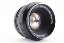 【実用光学美品】Konica コニカ HEXANON AR 50mm F1.7 MFレンズ #197-2_画像3