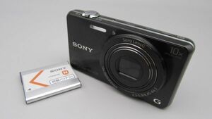 【実用美品】SONY ソニー Cyber-shot DSC-WX220 黒 ブラック コンパクトデジタルカメラ #50-1