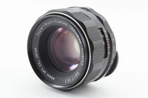 【光学極上品】Pentax ペンタックス Super-Multi-Coated TAKUMAR 55mm F1.8 MFレンズ #64