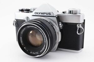 【ジャンク】Olympus オリンパス OM-1 シルバー / OM-SYSTEM F.ZUIKO AUTO-S 50mm F1.8 #244