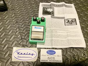 超美品 試奏のみ Keeley TS-9 Mod Plus Ibanez モディファイ