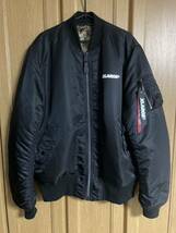 X-LARGE×ALPHA MA-1 BOMBER JACKET エクストララージ×アルファ　MA-1 ジャケット　ブルゾン _画像2