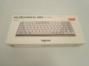 △美品 Logicoo ロジクール MX MECHANICAL MINI for Mac KX850M メカニカル ミニ キーボード ペイルグレー 動作品/管理0602A11-01260001