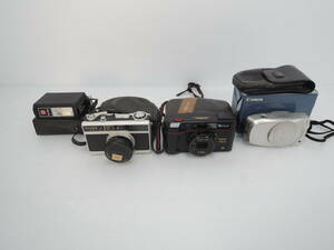 △現状品 フィルムカメラ まとめ FUJICA COMPACTS/FJI TW=300Ⅱ DATE/canon AUTOboy EPO 動作未確認/管理1542B12-01260001