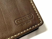 COACH　コーチ　カードケース　名刺入れ　シグネチャー　PVC_画像5