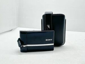 SONY デジカメ サイバーショット Super Steady Shot DSC-T30 カメラケース付き 7.2MEGA PIXELS ブラック 中古カメラ ソニー