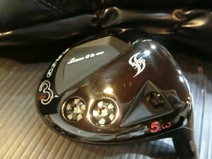 【凹み有り】 ワオ WAOWW RV-555 Type S Fairway Wood #5 18° BLACK 中古ヘッド ヘッドカバー付属 【訳あり品】