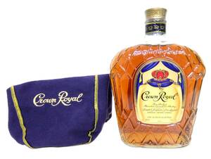 未開栓 巾着袋付き クラウン ローヤル 1976 750ml 40% カナディアン ロイヤル CROWN ROYAL ウイスキー 洋酒