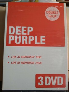 中古品 美品 DVD ダブルパック 期間生産限定盤 ディープ・パープル ライヴ・アット・モントルー 1996（1枚）2006（2枚）3枚組DVDセット