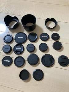カメラ　レンズ　コバー　CANON Nikon Tamron Minolta Fujifilm Sony 20個.