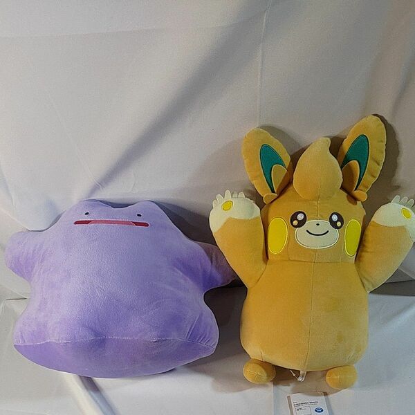 ポケットモンスターめちゃもふぐっとぬいぐるみメタモン& パモット