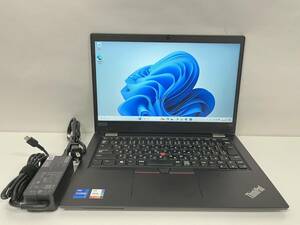 （訳あり）Lenovo ThinkPad L13 Gen2 TP00114B / i7-1165G7 2.80GHz / 16GB / SSD 512GB / Windows 11Pro、動作確認済み