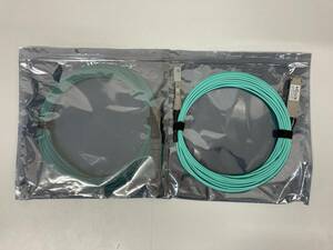 [2本セット] PAN-QSFP-AOC-10M、40G QSFP+Active Optical Cable 10M、未使用