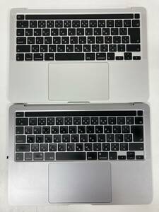 「 ジャンク、2個セット」MacBook Pro A2251シルバー/グレー 2020年/ キーボード&パームレスト / スピーカー&ファン付き