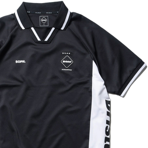 23SS新品S黒★F.C.Real BristolゲームシャツGAME SHIRTブリストルFCRBユニフォームF.C.R.BポロTシャツSOPH鹿の子POLOゴルフPDKジャージ24SS