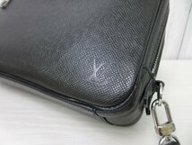 極美品 LOUIS VUITTON ルイヴィトン タイガ ネオパヴェル アルドワーズ セカンドバッグ クラッチバッグ バッグ M32902黒メンズ 67710_画像7