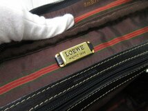 極美品 LOEWE ロエベ ハンドバッグ ミニボストン バッグ レザー 茶系 67732Y_画像10