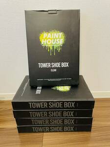 PAINTHOUSE オリジナル TOWER SHOE BOX 5個セット スニーカー ケース ボックス 棚 飾り