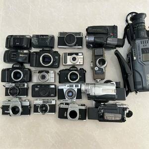 1円~フィルムカメラ HANDY CAM Nikon MINOLTA KONICA PENTAX Canon SONY Victor (ジャンク品 動作未確認 GK)