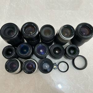 1円~レンズまとめ Canon ZOOM LENS ウルトラソニック AFレンズ TOKINA YASHICA (ジャンク品 動作未確認 GK70059) 