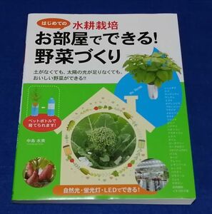 ●●　はじめての水耕栽培 お部屋でできる！野菜づくり　中島水美　2017年初版　新星出版社　2F04-27P16