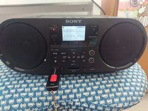 CDラジオ/USB/SD/NFC/Bluetooth SONY ZS-RS80BT 美品