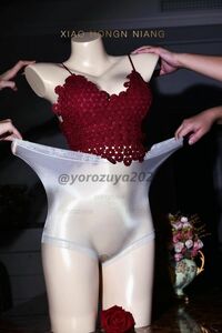 78-206-13 過激!! エロ!! セクシー!! 光沢オイリー ノーマルタイプ ショーツ【グレー系,F】メンズ レディース ユニセックス ショーツ .4