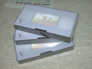 SONY VHSビデオテープ V120 3巻 新品　 送料230円