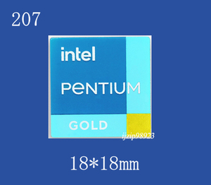 即決207【 PENTIUM GOLD 】エンブレムシール追加同梱発送OK■ 条件付き送料無料 未使用