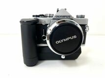 ■ オリンパス OLYMPUS OM-1 ボディ OM-SYSTEM F.ZUIKO AUTO-S F-50mm 1:18 フィルムカメラ 一眼レフカメラ WINDER1 モータードライブ_画像1