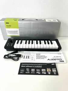 ■ KORG MICROKEY25 MICROKEY25 MIDIキーボード 元箱付 説明書付 コルグ MIDIキーボード 