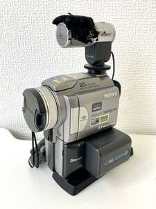 ■ ビデオカメラセット SONY DCR-PC120 NTSC Network Handycam ハンディカム バッテリー マイク ECM-MSD1