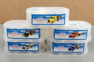 タミヤRCカー【ミニチュアプルバックカーコレクション】トレーラー全5種類◇サントリーコーヒー ボス 2008年◇完全未開封 未使用品