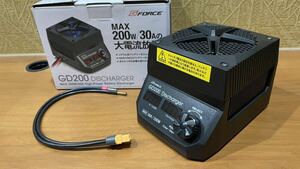 【Gフォース】GD200 バッテリー放電器・MAX 200W 30Aの大電流放電！！使用1回、動作OK 美品！