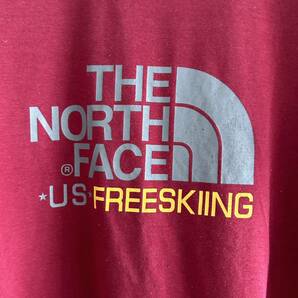 THE NORTH FACE ノースフェイス プリントTシャツ S ロゴプリント アウトドアの画像3
