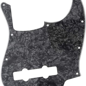 ジャズベース ブラックパール 5弦10穴 コンテンポラリー メキシコ JB用ピックガード Musiclily 送料無料