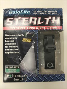 QuiqLite stealth クイックライトステルス グリーン IR ライト 赤外線 SUREFIRE streamlight 実物 