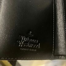 送料込●新品●価35200円 Vivienne Westwood iPhoneXSMAX同等サイズスマホケース 黒 本牛革インポートライン 手帳型 ヴィヴィアン_画像6