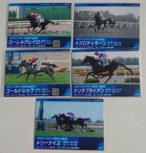 2023函館競馬場限定トレーディングカード　５枚セット　非売品　メモリアルレースカード JRA