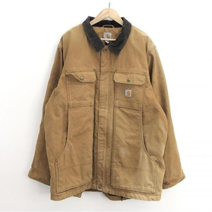 【中古】Carhartt トラディショナルコート XL ブラウン カーハート[240010415397]