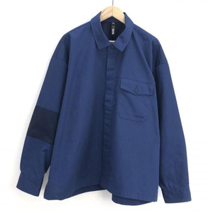 【中古】SILAS WORK SHIRT XL 110223014004 ネイビー サイラス[240010416198]