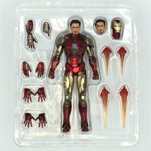 【中古】開封)メディコム・トイ MAFEX No.195 IRON MAN MARK85(BATTLE DAMAGE Ver.) アベンジャーズ/エンドゲーム[240010415644]_画像2