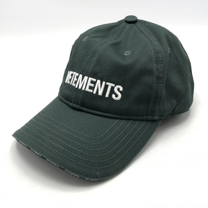 【中古】VETEMENTS VETEMENTS Classic Logo Cap キャップ グリーン ヴェトモン[240010415003]