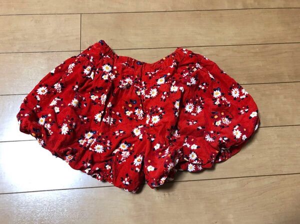 moujonjon キュロットスカート ショートパンツ 110 もこもこ